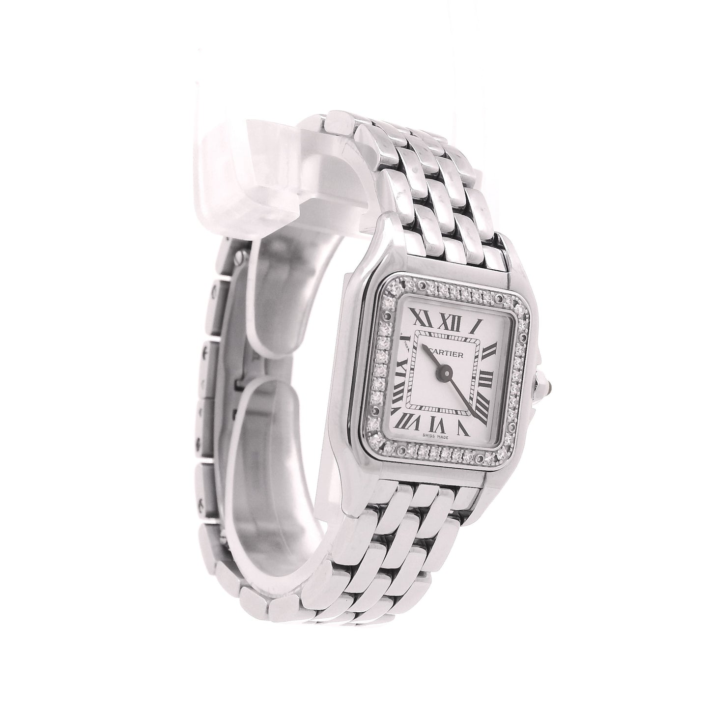 Cartier Panthere de Cartier W4PN0016 29mm Stainless Steel with White Dial Watch