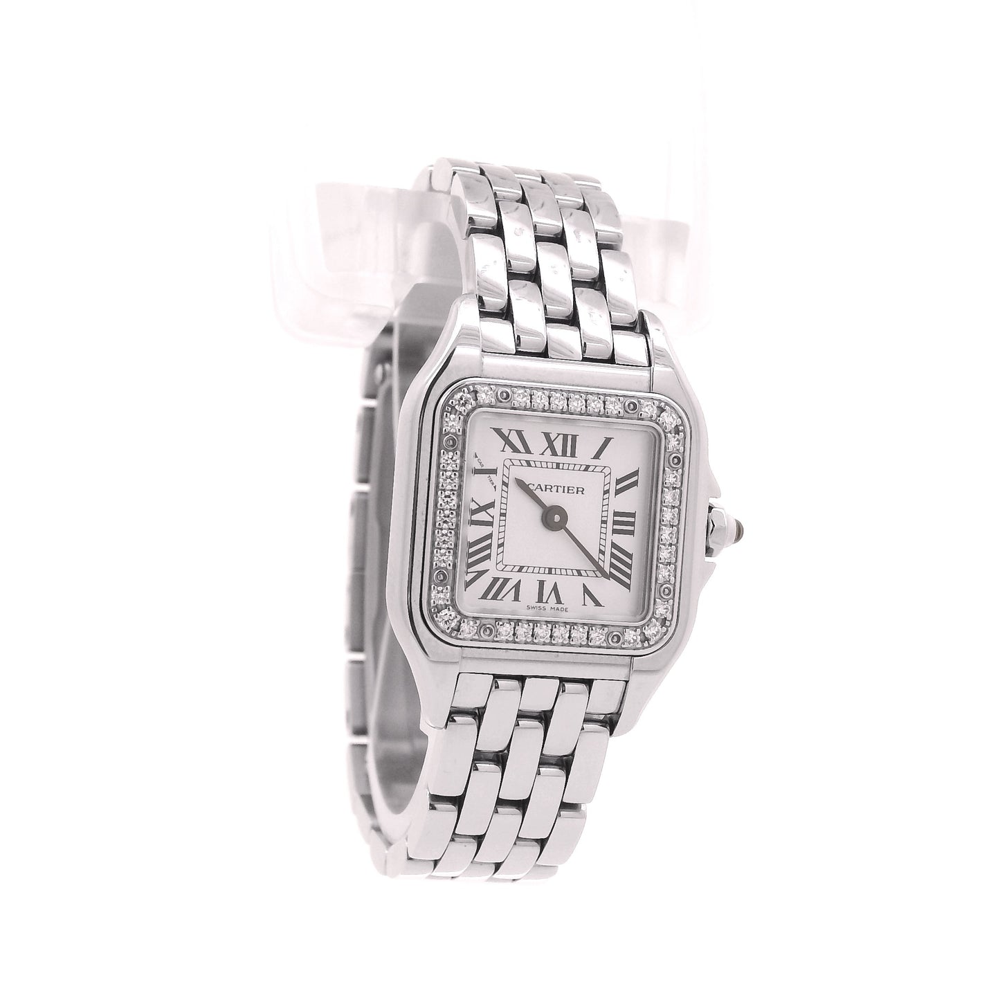 Cartier Panthere de Cartier W4PN0016 29mm Stainless Steel with White Dial Watch