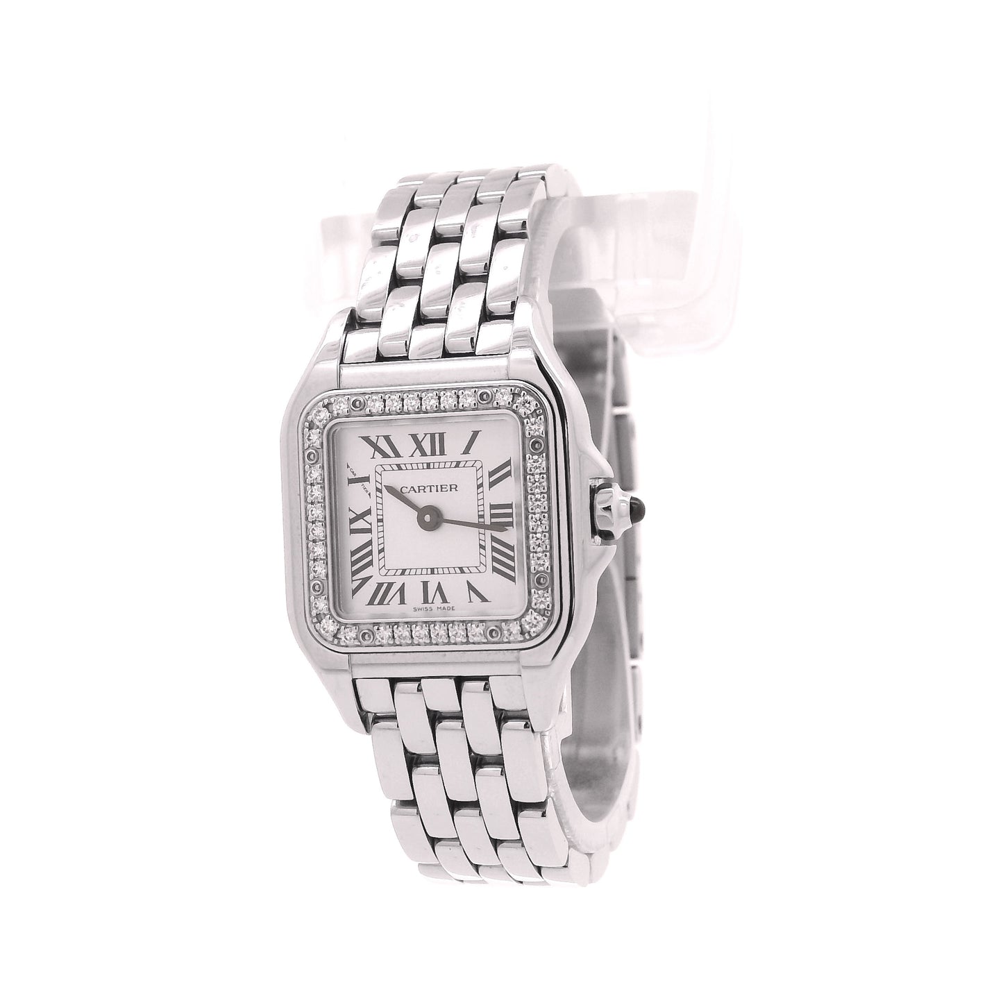 Cartier Panthere de Cartier W4PN0016 29mm Stainless Steel with White Dial Watch