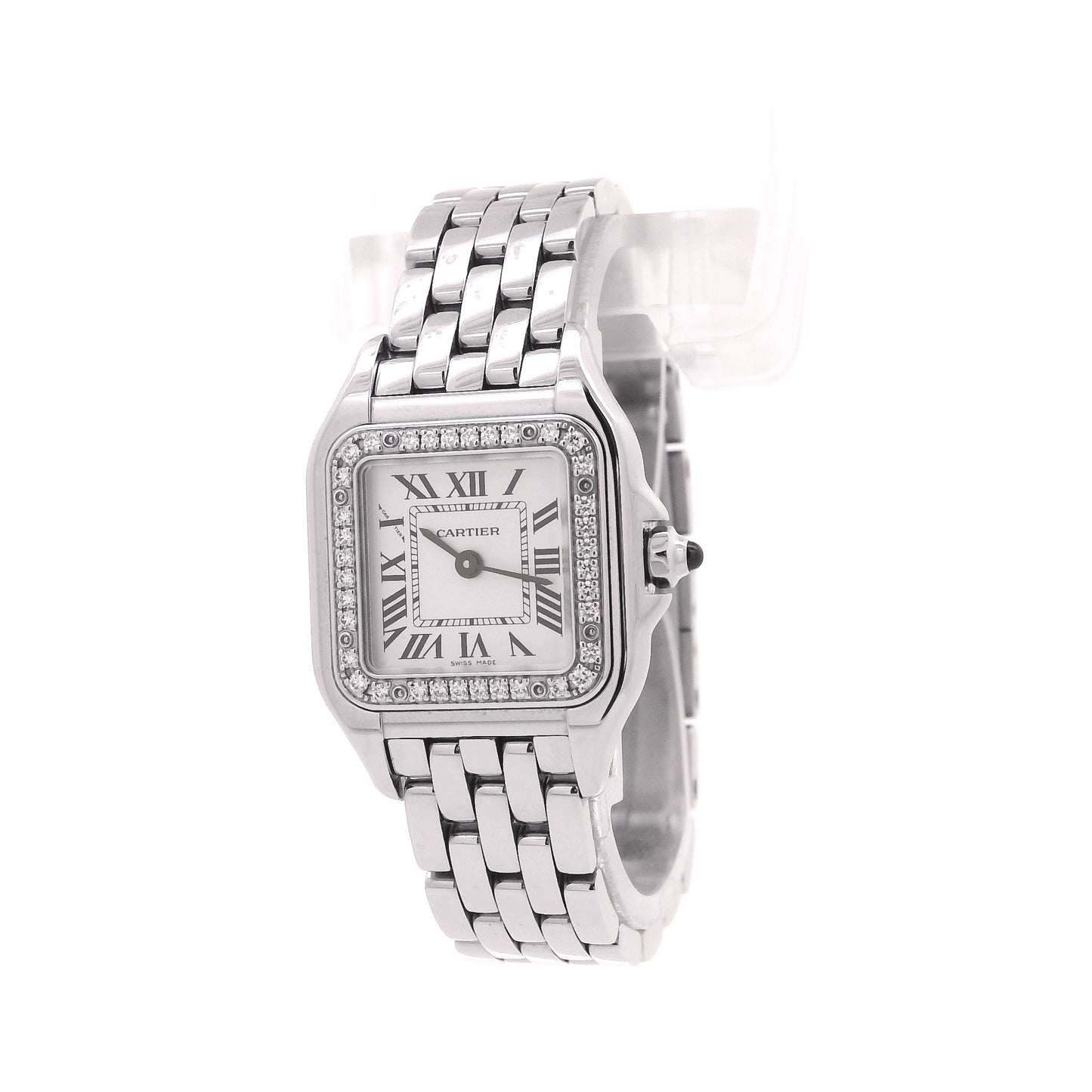 Cartier Panthere de Cartier W4PN0016 29mm Stainless Steel with White Dial Watch