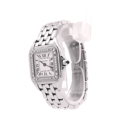 Cartier Panthere de Cartier W4PN0016 29mm Stainless Steel with White Dial Watch