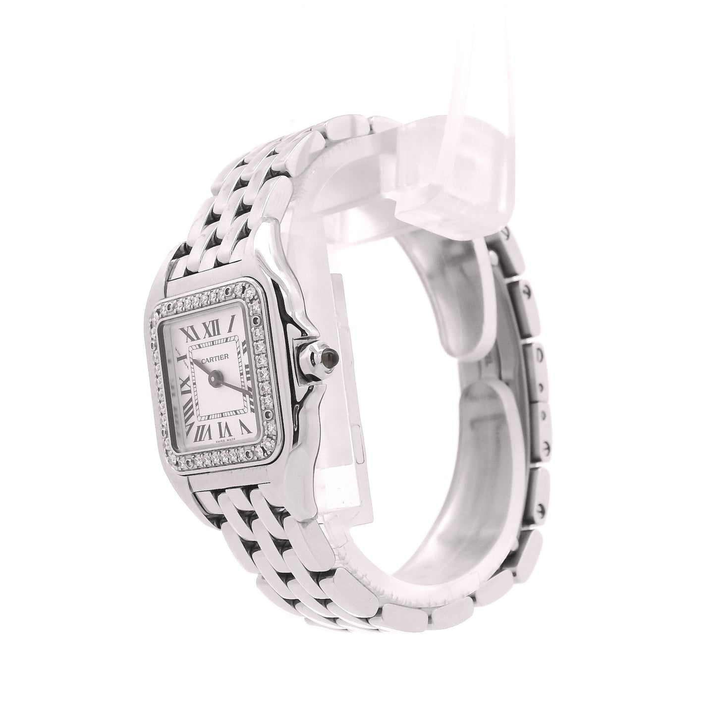 Cartier Panthere de Cartier W4PN0016 29mm Stainless Steel with White Dial Watch