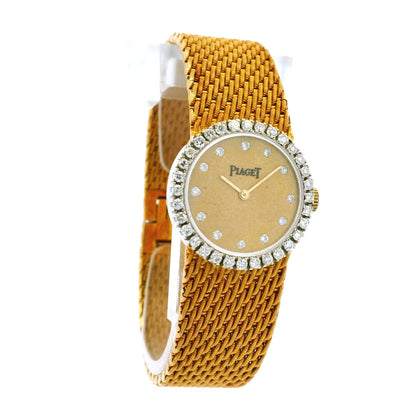 Piaget 6926 18k Yellow Gold Diamond Watch