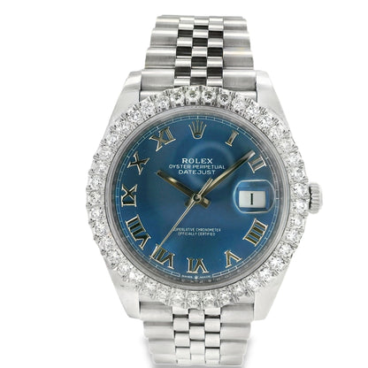 Rolex 126300 Aftermarket Datejust on Jubilee Bracelet Watch