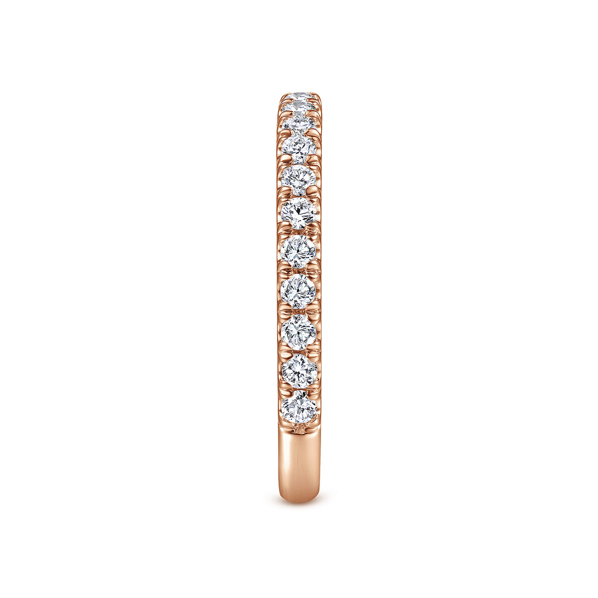 14K Rose Gold Matching Wedding Band — Gabriel & Co. WB14649R4K44JJ