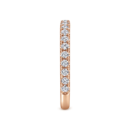 14K Rose Gold Matching Wedding Band — Gabriel & Co. WB14649R4K44JJ