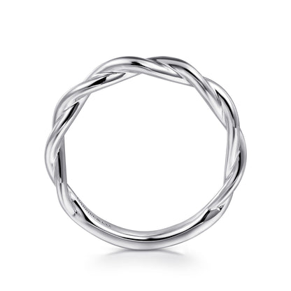 14K White Gold Matching Wedding Band — Gabriel & Co. WB16188R12W4JJJ