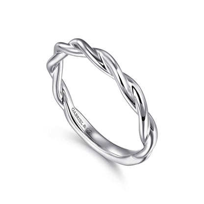14K White Gold Matching Wedding Band — Gabriel & Co. WB16188R12W4JJJ