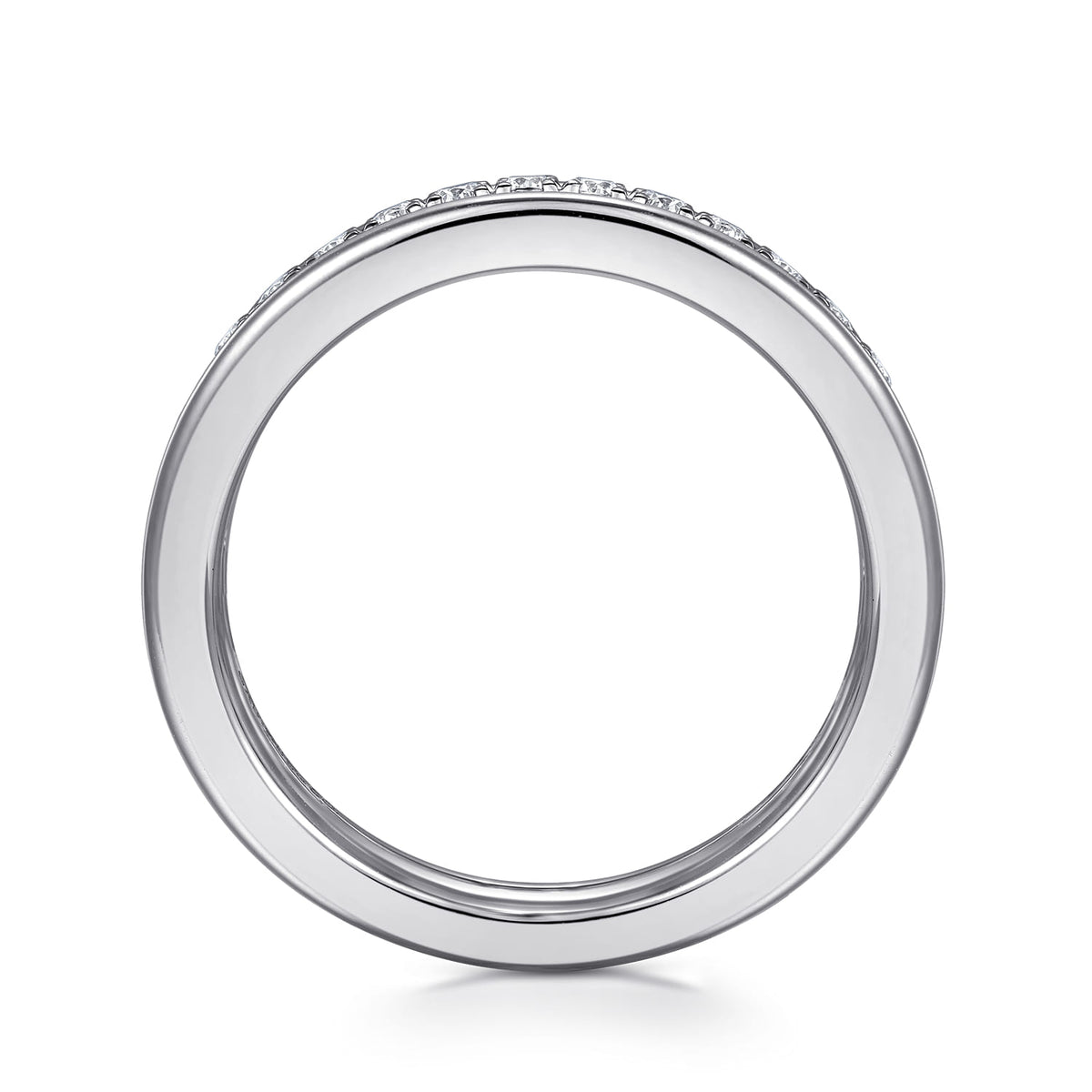 14K White Gold Matching Wedding Band — Gabriel & Co. WB16303O8W44JJ