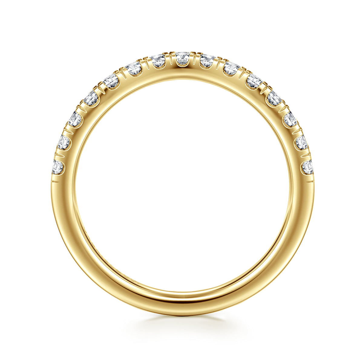 14K Yellow Gold Diamond Matching Wedding Band — Gabriel & Co. WB16507O10Y44JJ