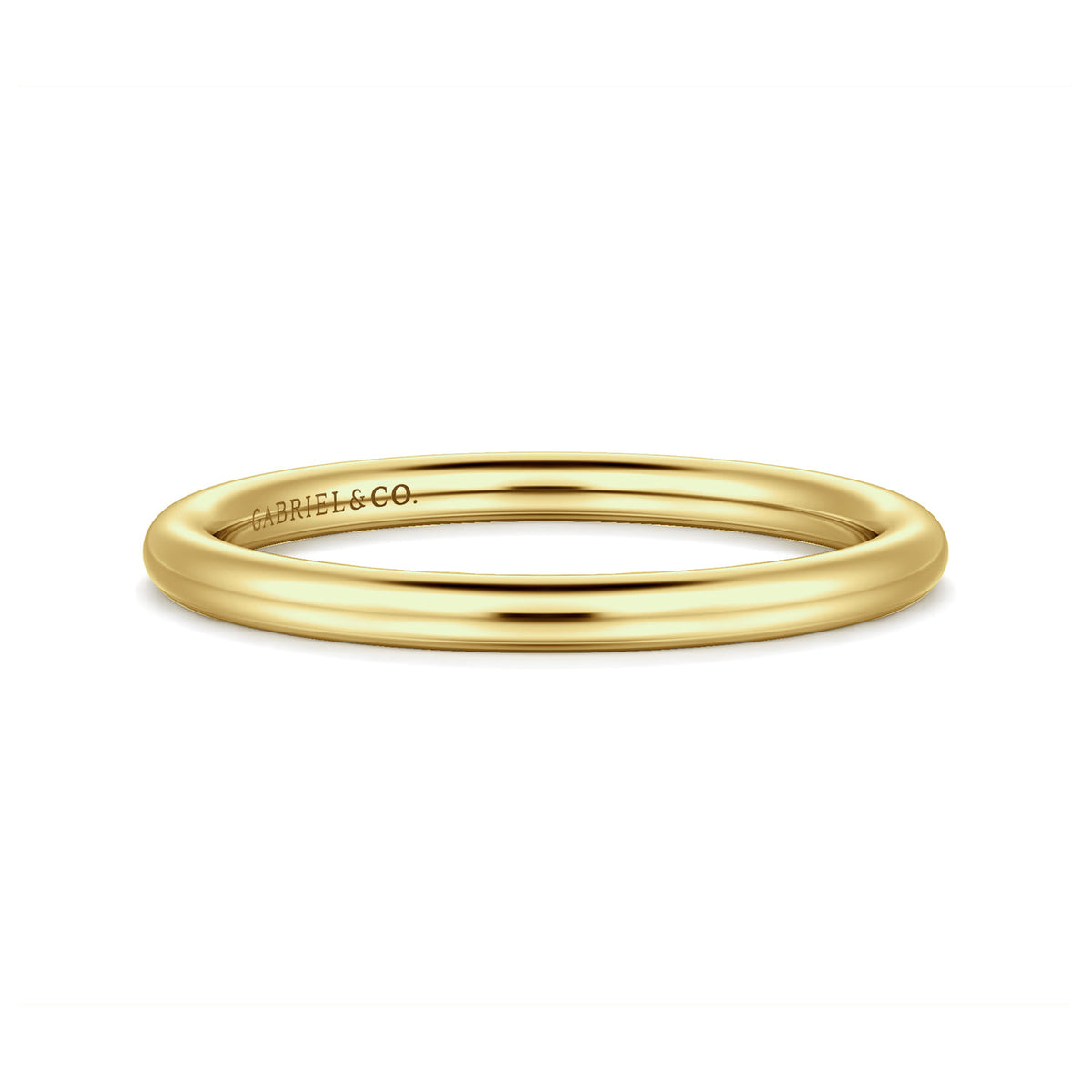 14K Yellow Gold Plain 1.7mm Wedding Band — Gabriel & Co. WB16565R4Y4JJJ