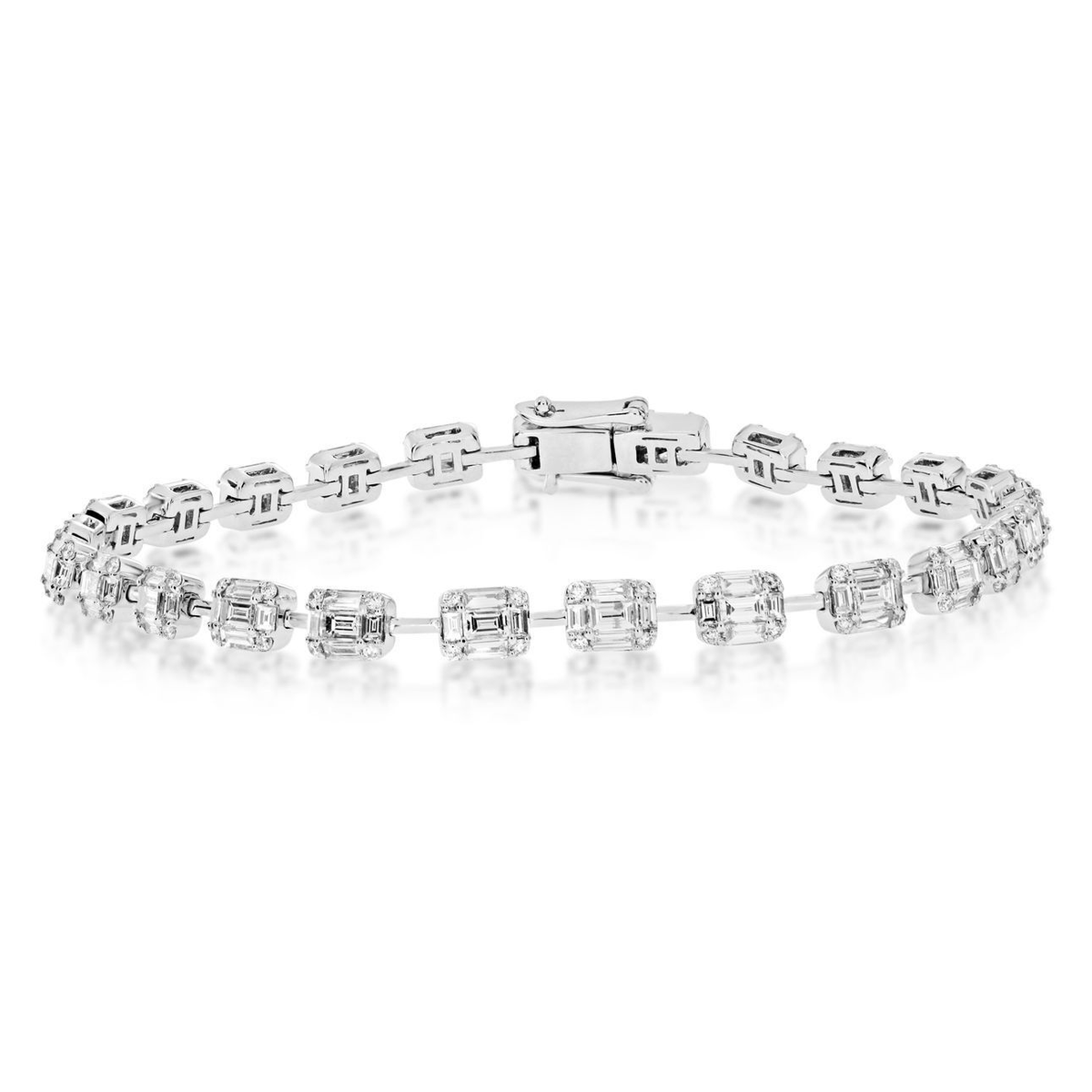 Baguette Diamond Bracelet — view 1