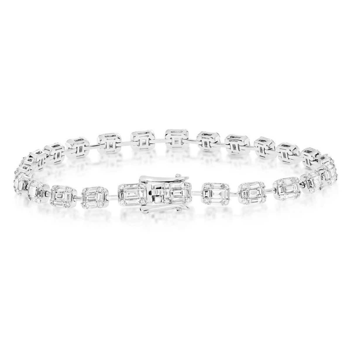 Baguette Diamond Bracelet — view 2