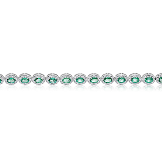 Oval Emerald Bracelet — view 2