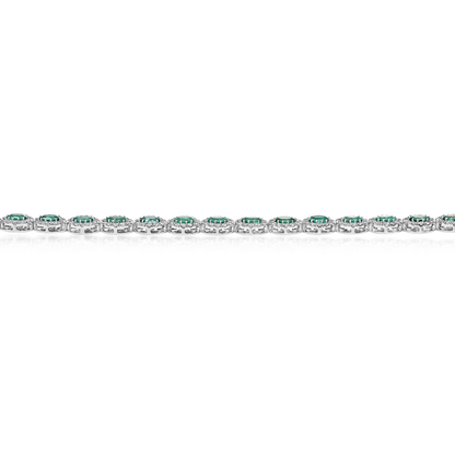 Oval Emerald Bracelet — view 3