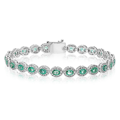 Oval Emerald Bracelet — view 1