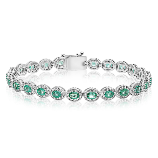 Oval Emerald Bracelet — view 1