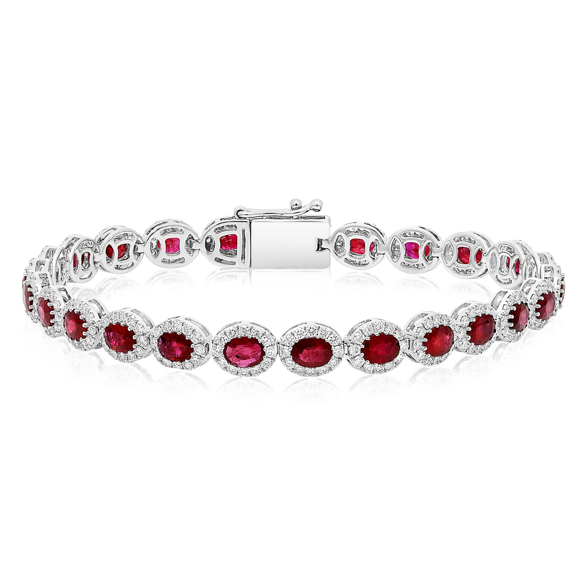 Oval Ruby Bracelet — view 1