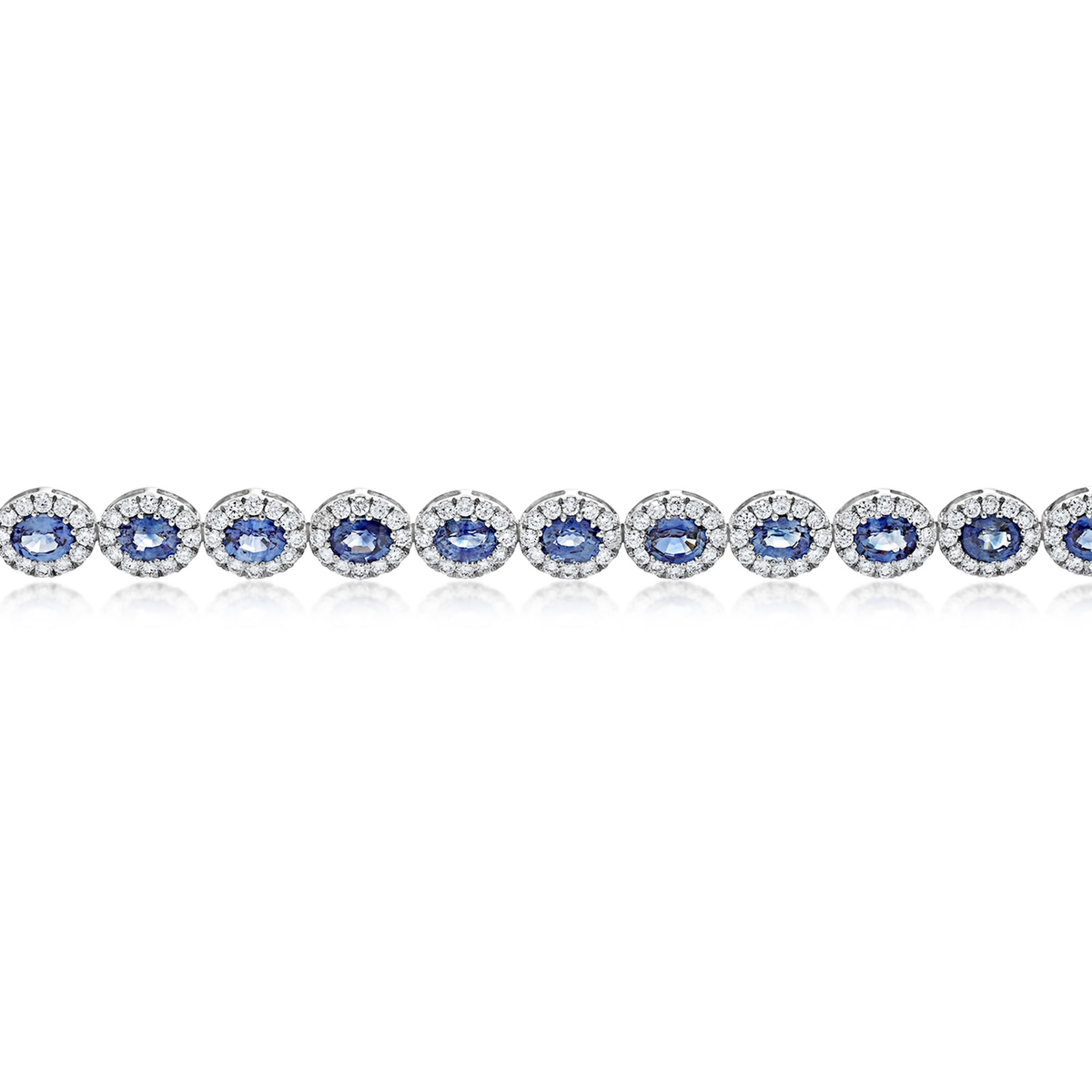 Oval Sapphire Bracelet — view 2