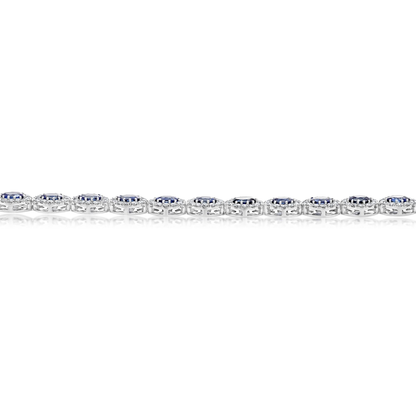 Oval Sapphire Bracelet — view 3