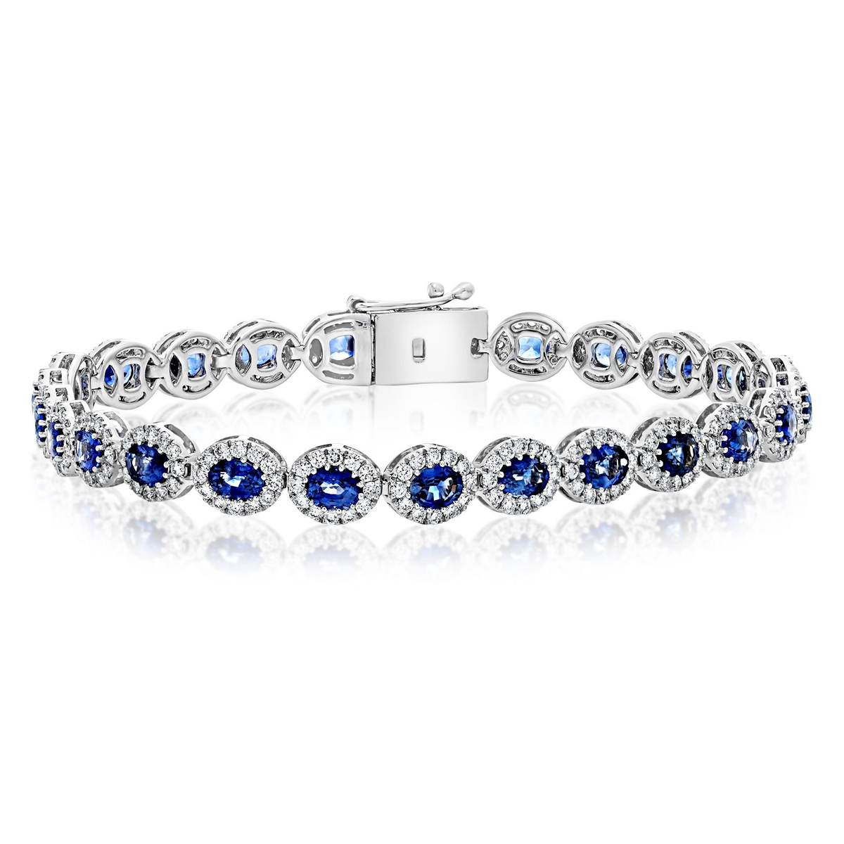 Oval Sapphire Bracelet — view 1