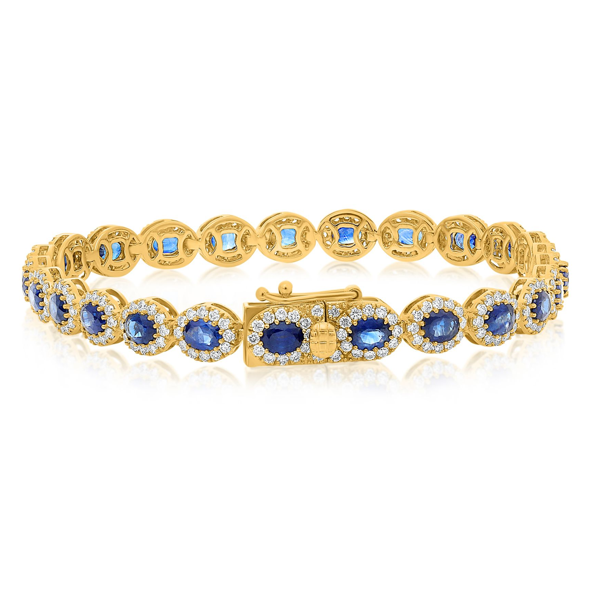 Oval Sapphire Bracelet — view 2