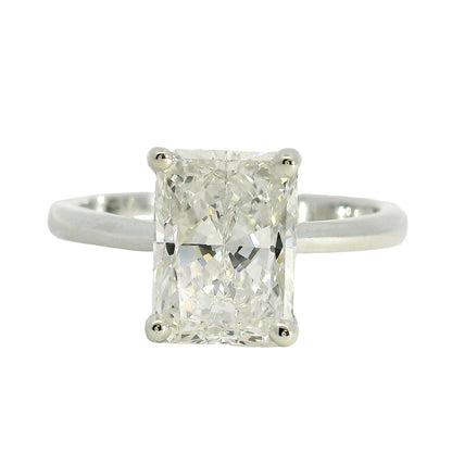 14k White Gold 2.41ct GIA Certified Diamond Engagement Ring