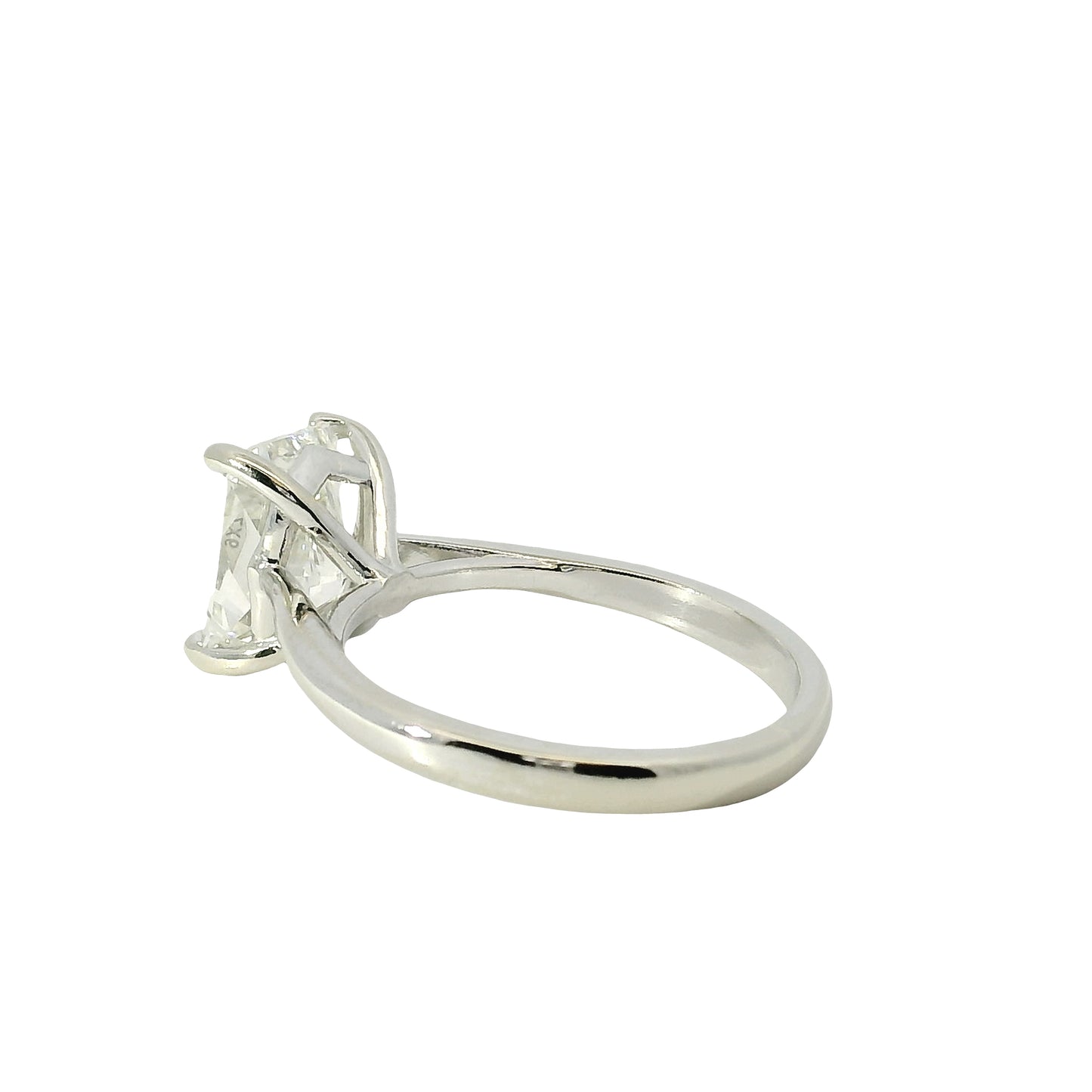 14k White Gold 2.41ct GIA Certified Diamond Engagement Ring