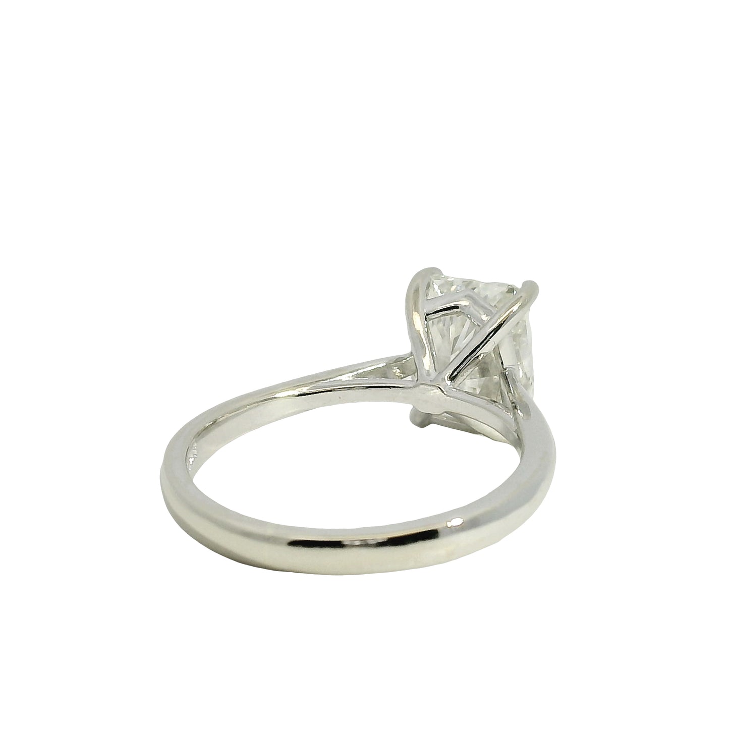 14k White Gold 2.41ct GIA Certified Diamond Engagement Ring