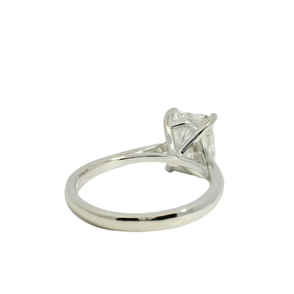 14k White Gold 2.41ct GIA Certified Diamond Engagement Ring