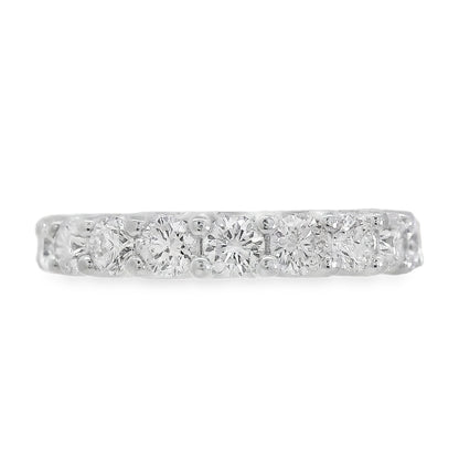14k White Gold 1.33ct Lab Grown Diamond Eternity Ring
