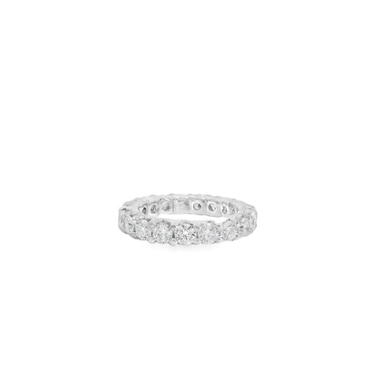 14k White Gold 1.33ct Lab Grown Diamond Eternity Ring