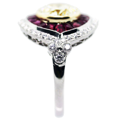 2 Carat Halo Style Engagement Ring