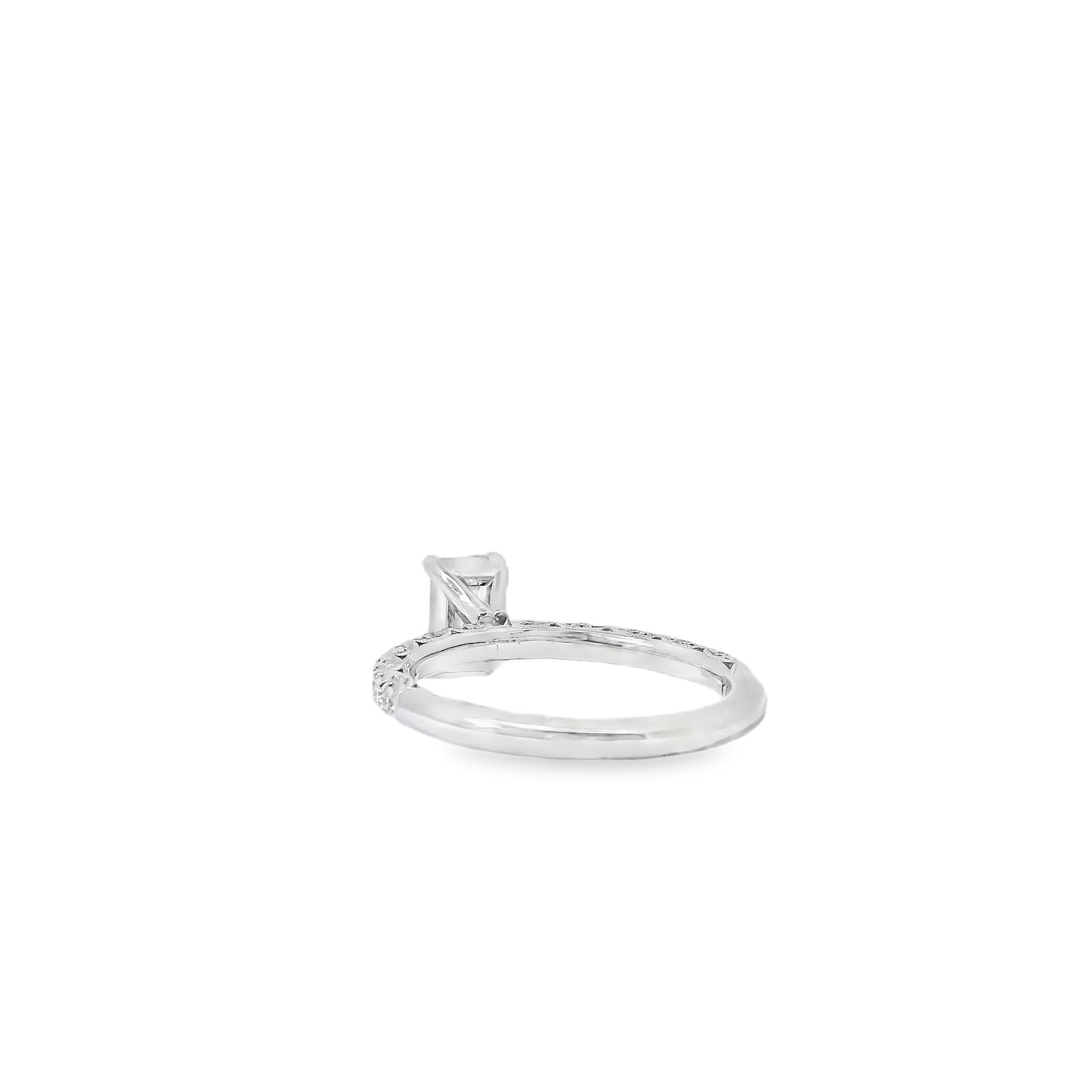 18k White Gold GIA Certified 0.80ct Diamond Engagement Ring