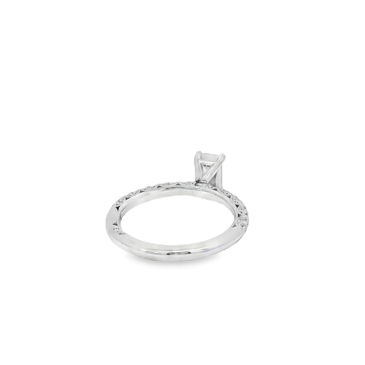 18k White Gold GIA Certified 0.80ct Diamond Engagement Ring