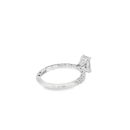 18k White Gold GIA Certified 0.80ct Diamond Engagement Ring