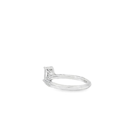 18k White Gold GIA Certified 0.80ct Diamond Engagement Ring