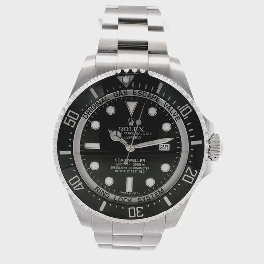 Rolex 116660 Sea-Dweller Black Dial and Bezel Watch