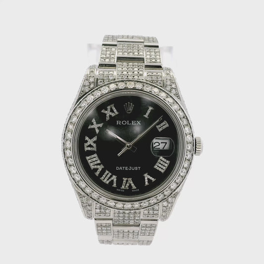 Rolex 116334 Datejust Black Dial Aftermarket Watch