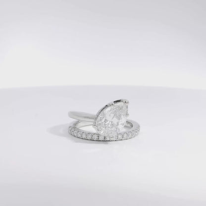 14k White Gold 2.19ct GIA Certified Diamond Engagement Ring