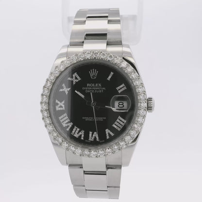 Rolex 126300 Aftermarket Datejust on Oyster Bracelet Watch