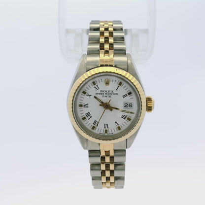 Rolex 6917 Oyster Perpetual Datejust Stainless Steel and 18k Yellow Gold