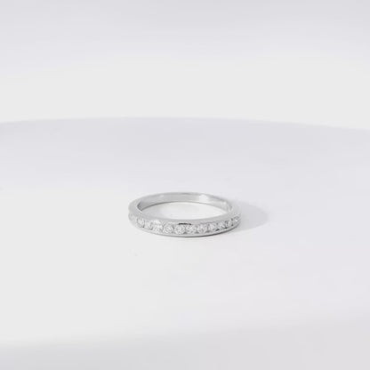 Tiffany & Co. Platinum 0.22ctw Diamond Band