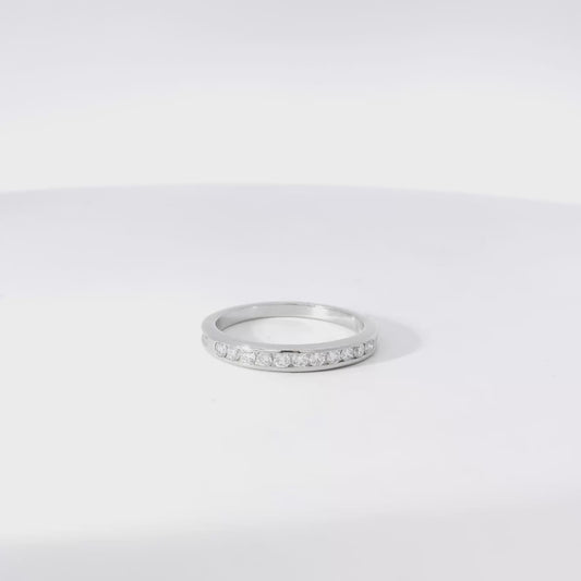 Tiffany & Co. Platinum 0.22ctw Diamond Band
