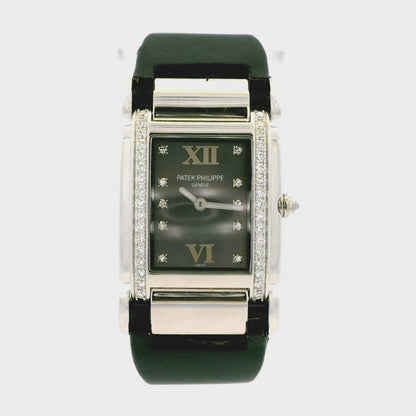 Patek Philippe 4920G Twenty-4 Stainless Steel Diamond Bezel Watch