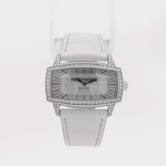 Patek Philippe 4991G 18k White Gold Mother of Pearl Watch