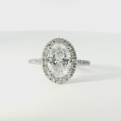 14k White Gold 1.50ct GIA Certified Round Brilliant Diamond Engagement Ring