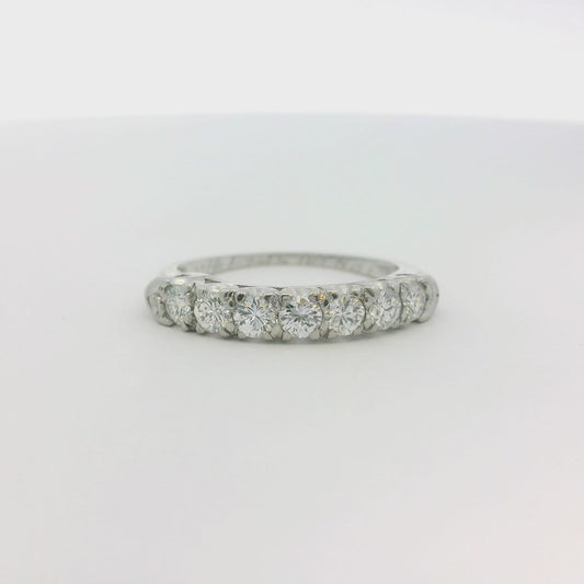Vintage Platinum 0.70ctw Diamond Ring