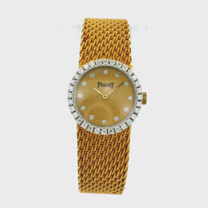 Piaget 6926 18k Yellow Gold Diamond Watch