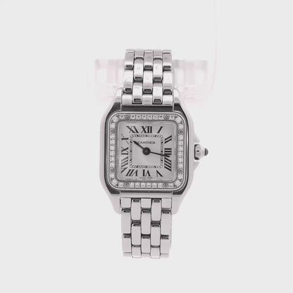 Cartier Panthere de Cartier W4PN0016 29mm Stainless Steel with White Dial Watch